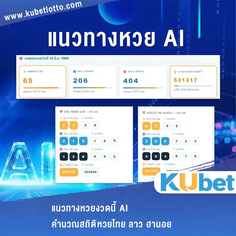 แนวทางหวยงวดนี้ AI